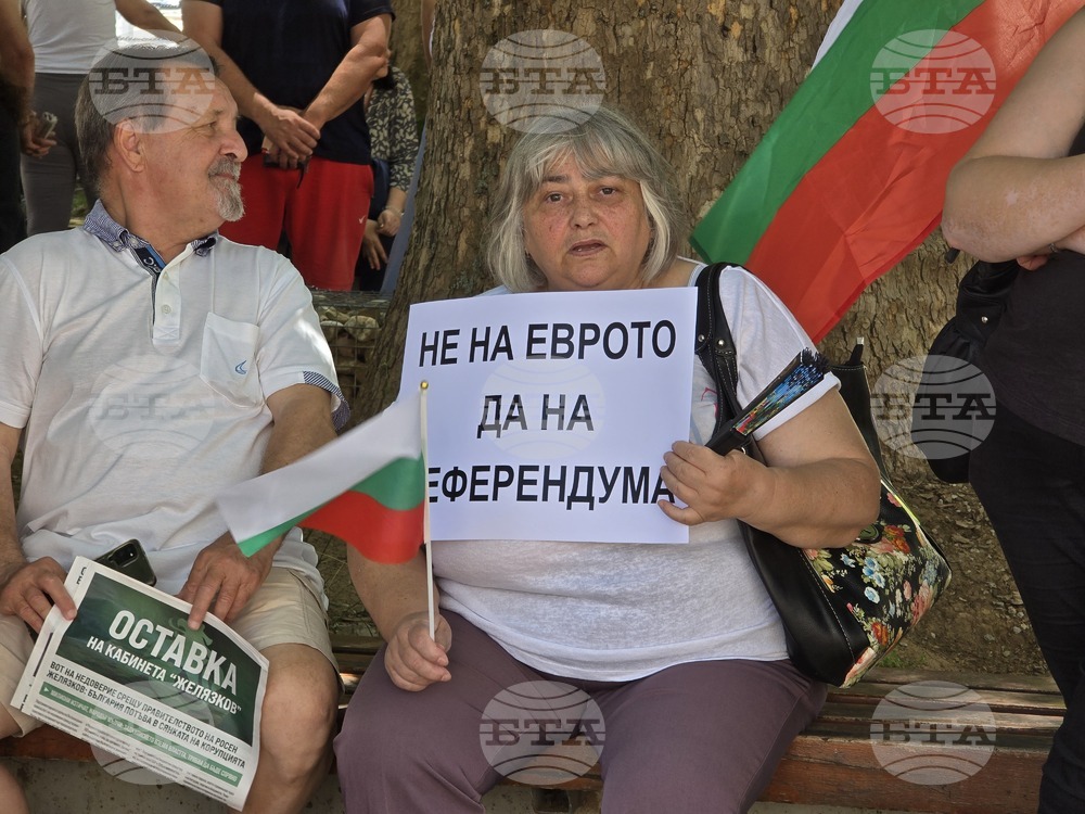 Ловеч - протест - евро
