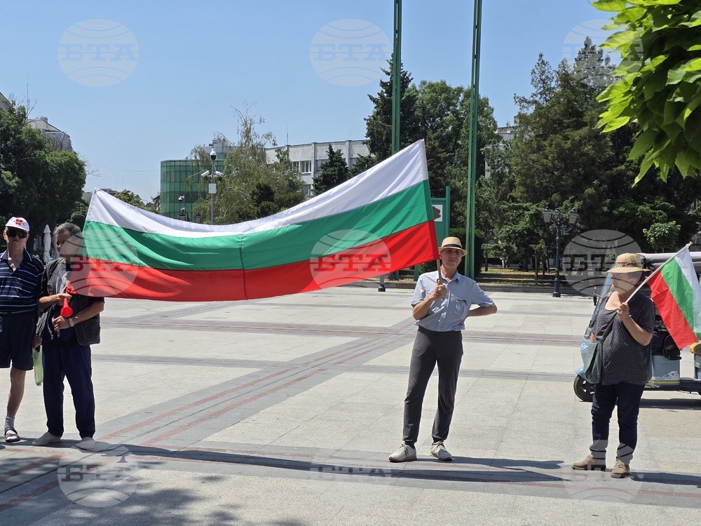 Видин - протест срещу приемането на еврото