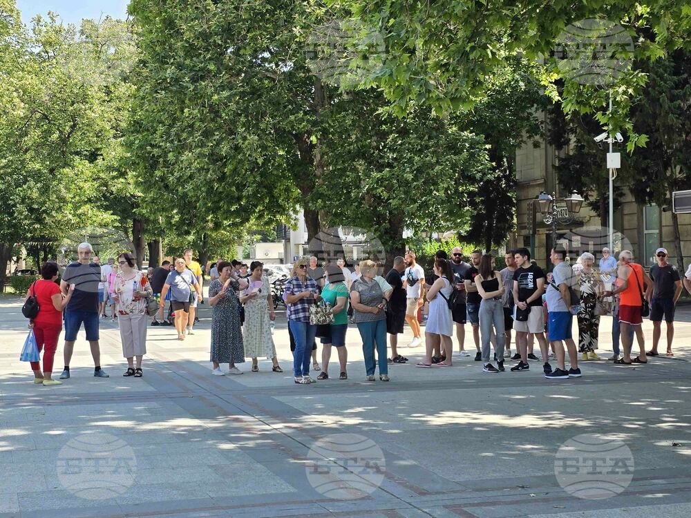 Видин - протест срещу приемането на еврото