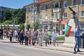 Разград - протестно шествие - евро