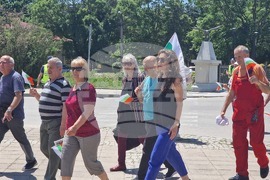 Разград - протестно шествие - евро