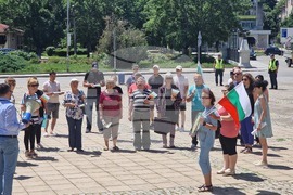 Разград - протестно шествие - евро