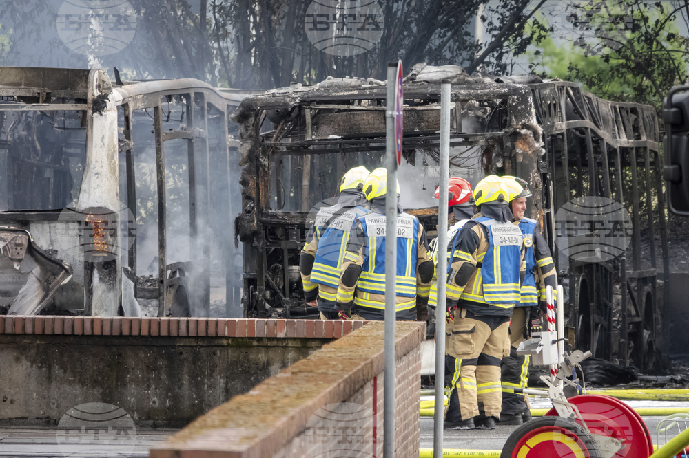 Germany Fire Bus Depot