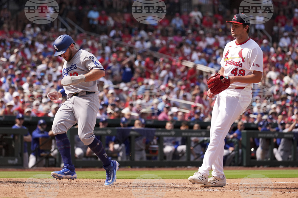 Dodgers Cardinals Baseball