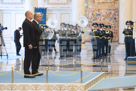 Казахстан - Румен Радев - официално посрещане