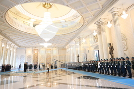 Казахстан - Румен Радев - официално посрещане