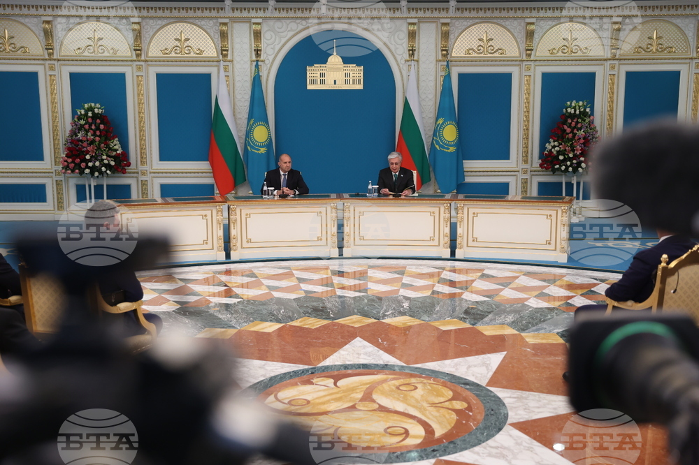 Казахстан - Касъм-Жомарт Токаев - Румен Радев  - двустранни документи  - подписване