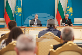 Казахстан - Касъм-Жомарт Токаев - Румен Радев  - двустранни документи  - подписване