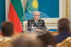 Казахстан - Касъм-Жомарт Токаев - Румен Радев  - двустранни документи  - подписване