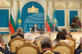 Казахстан - Касъм-Жомарт Токаев - Румен Радев  - двустранни документи  - подписване