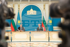 Казахстан - Касъм-Жомарт Токаев - Румен Радев  - двустранни документи  - подписване