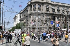 Сърбия - протест