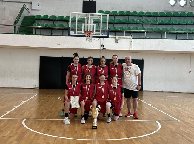 ППМГ „Гео Милев“ – Стара Загора е шампион в Ученическите игри по баскетбол за девойки VIII–X клас