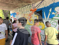 Сливен - „Изкуство срещу вандализъм“ - ученици - графити