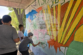 Сливен - „Изкуство срещу вандализъм“ - ученици - графити