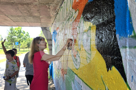 Сливен - „Изкуство срещу вандализъм“ - ученици - графити