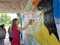 Сливен - „Изкуство срещу вандализъм“ - ученици - графити