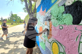 Сливен - „Изкуство срещу вандализъм“ - ученици - графити