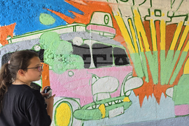 Сливен - „Изкуство срещу вандализъм“ - ученици - графити