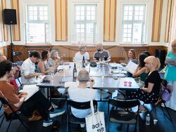 В Народния театър „Иван Вазов“ започнаха репетициите на трите спектакъла за новия сезон. Снимка: Стефан Здравески