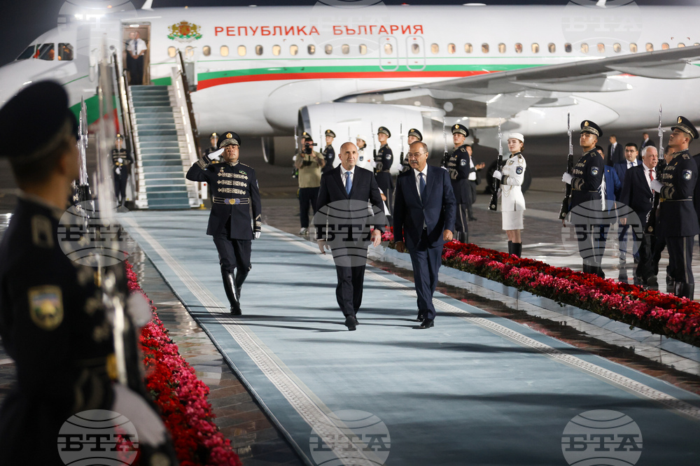 President Radev Arrives on Official Visit to Tashkent