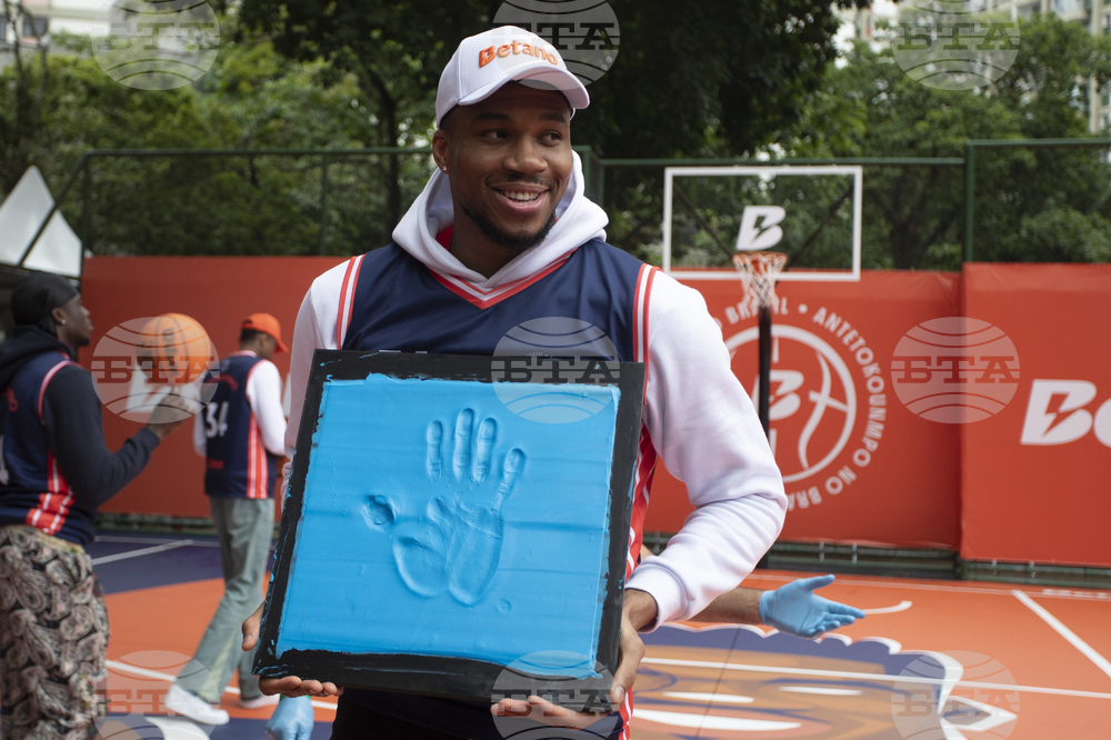 Brazil Basketball Giannis Antetokounmpo