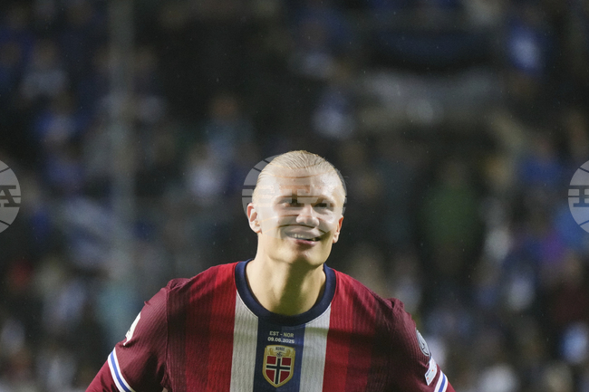 Ерлинг Холанд промени името на гърба на фланелката си, с която играе за националния отбор на Норвегия