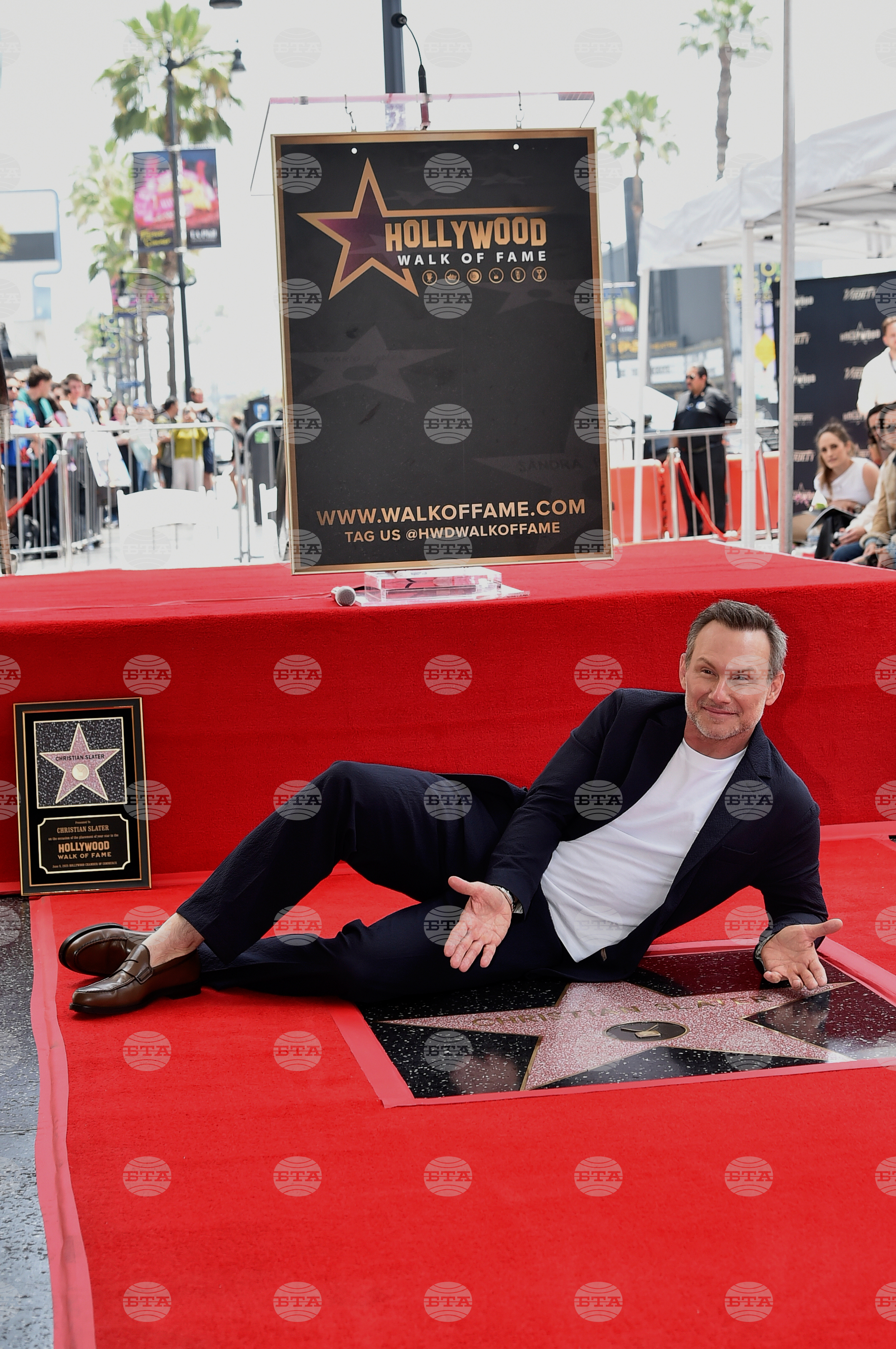 Christian Slater Walk of Fame