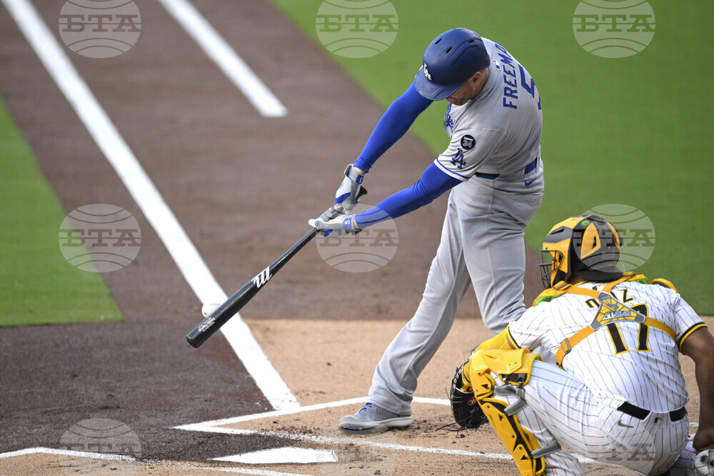 Dodgers Padres Baseball