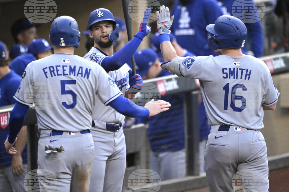 Dodgers Padres Baseball