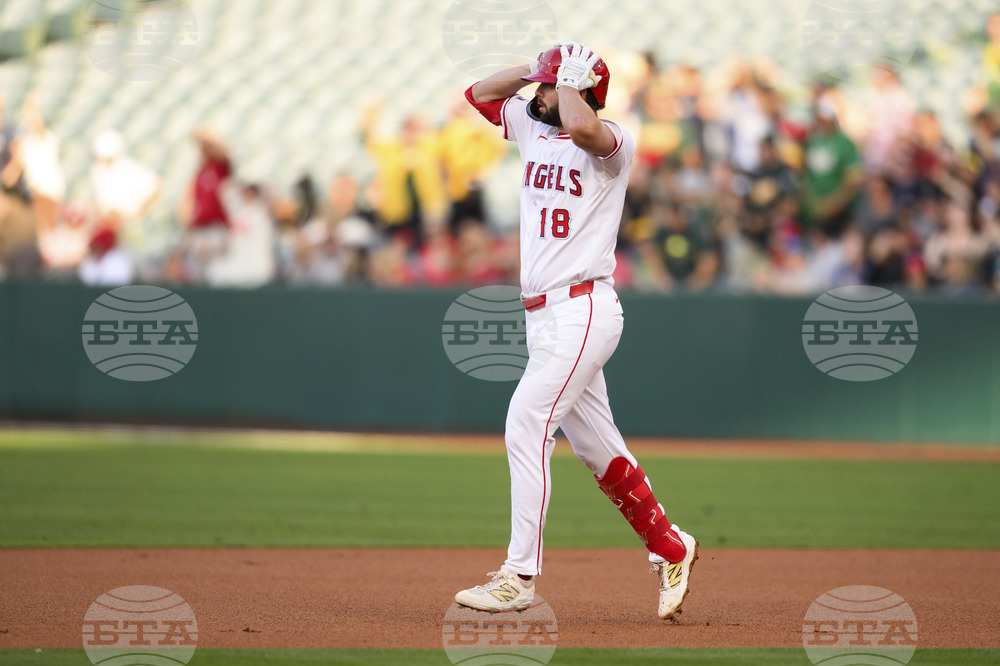 Athletics Angels Baseball
