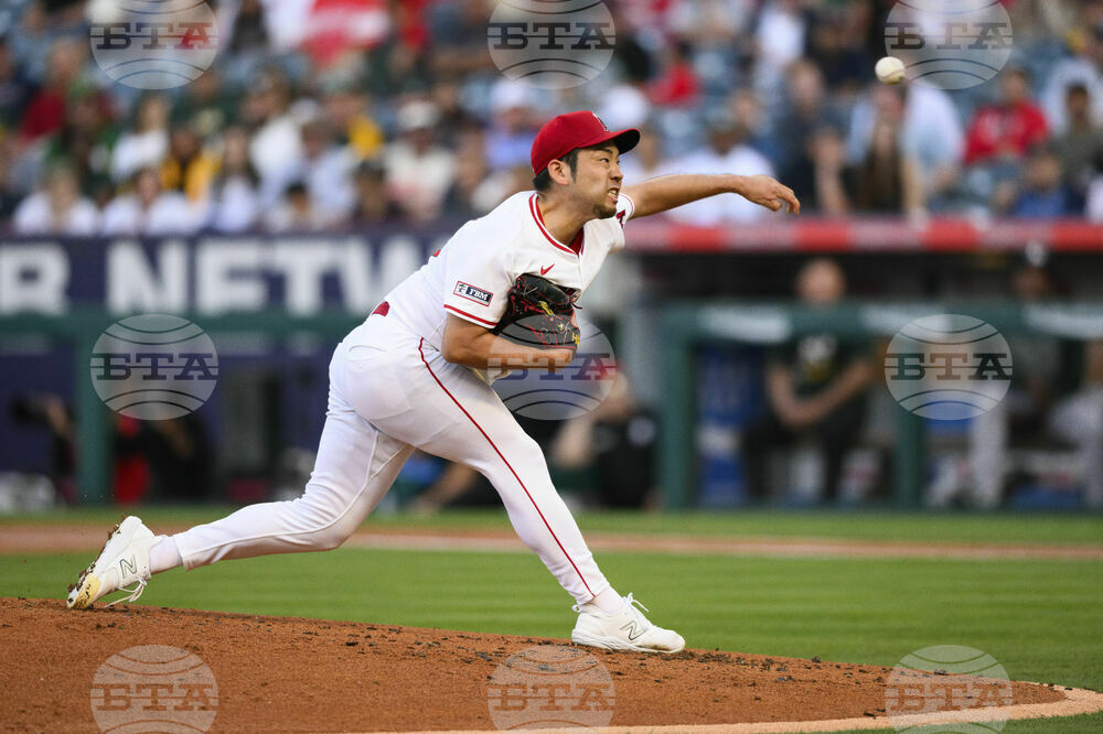 Athletics Angels Baseball