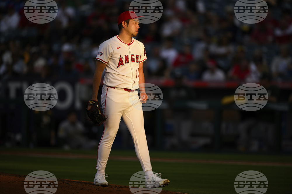 Athletics Angels Baseball