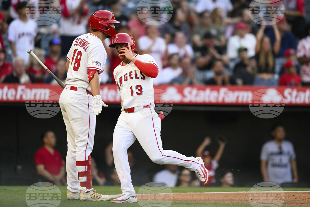 Athletics Angels Baseball