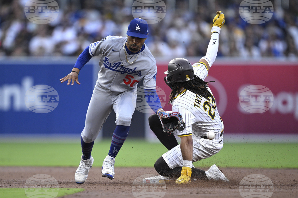Dodgers Padres Baseball