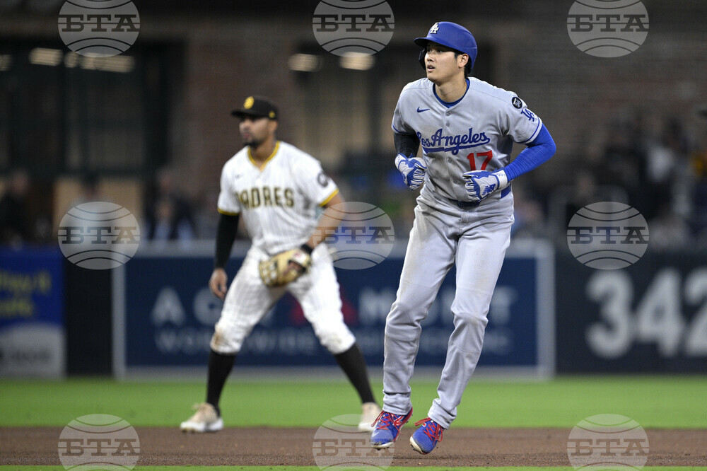 Dodgers Padres Baseball