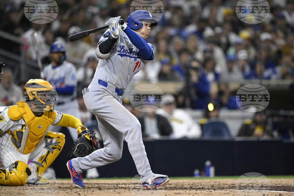Dodgers Padres Baseball