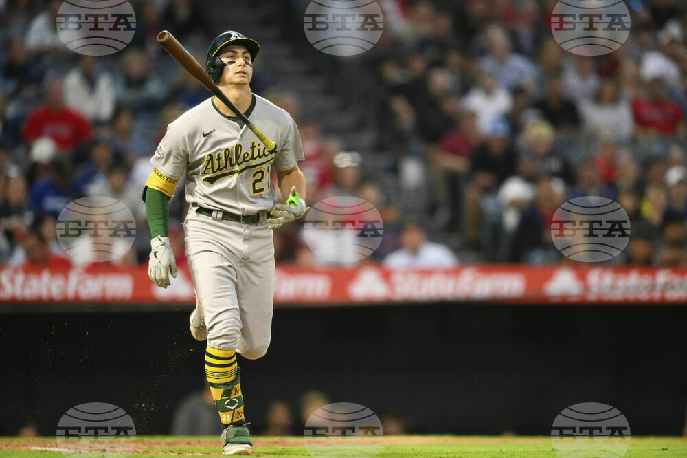 Athletics Angels Baseball