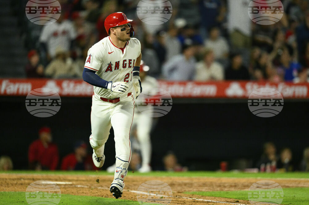 Athletics Angels Baseball