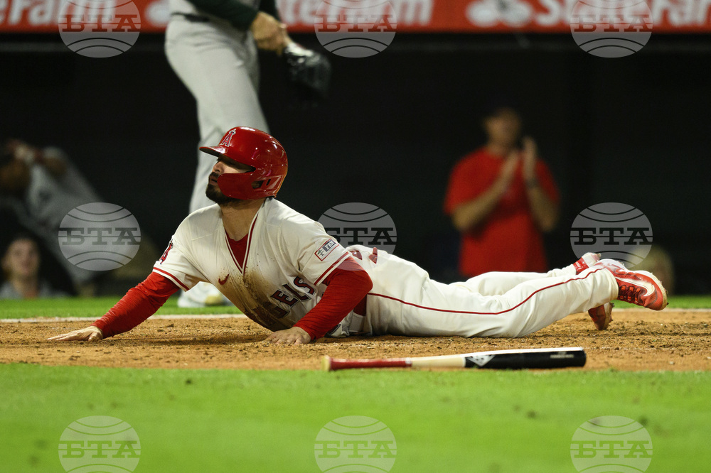 Athletics Angels Baseball