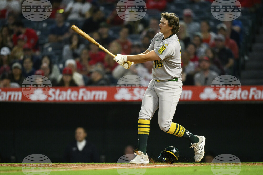 Athletics Angels Baseball