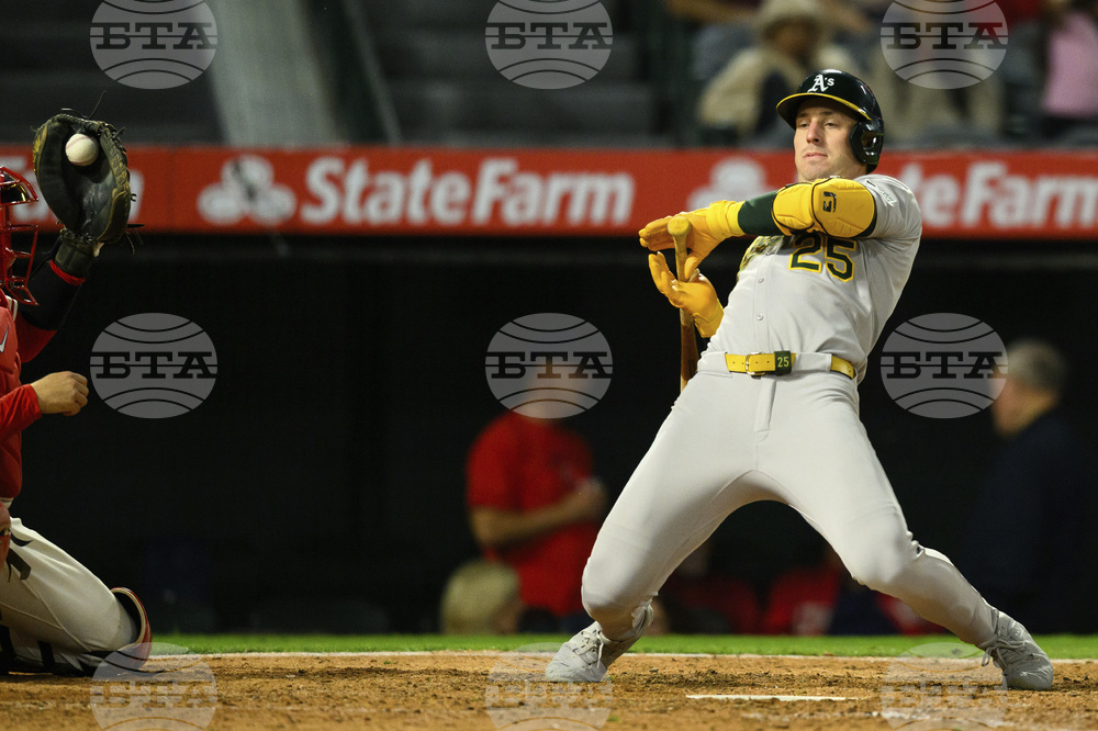 Athletics Angels Baseball