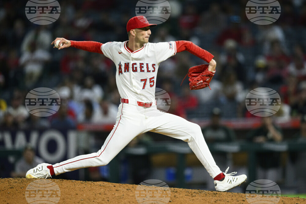 Athletics Angels Baseball