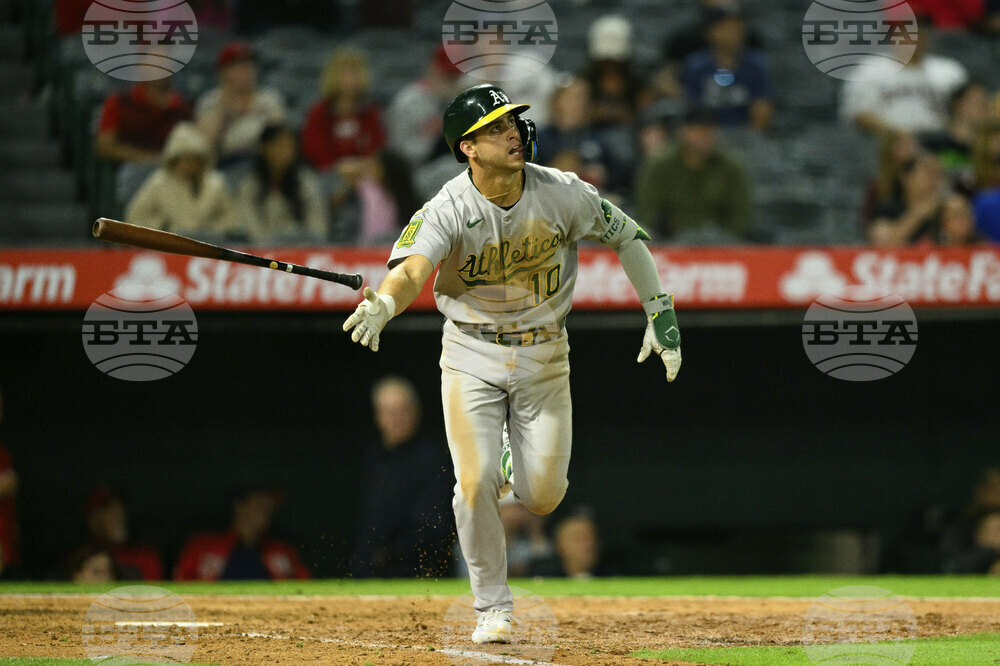 Athletics Angels Baseball
