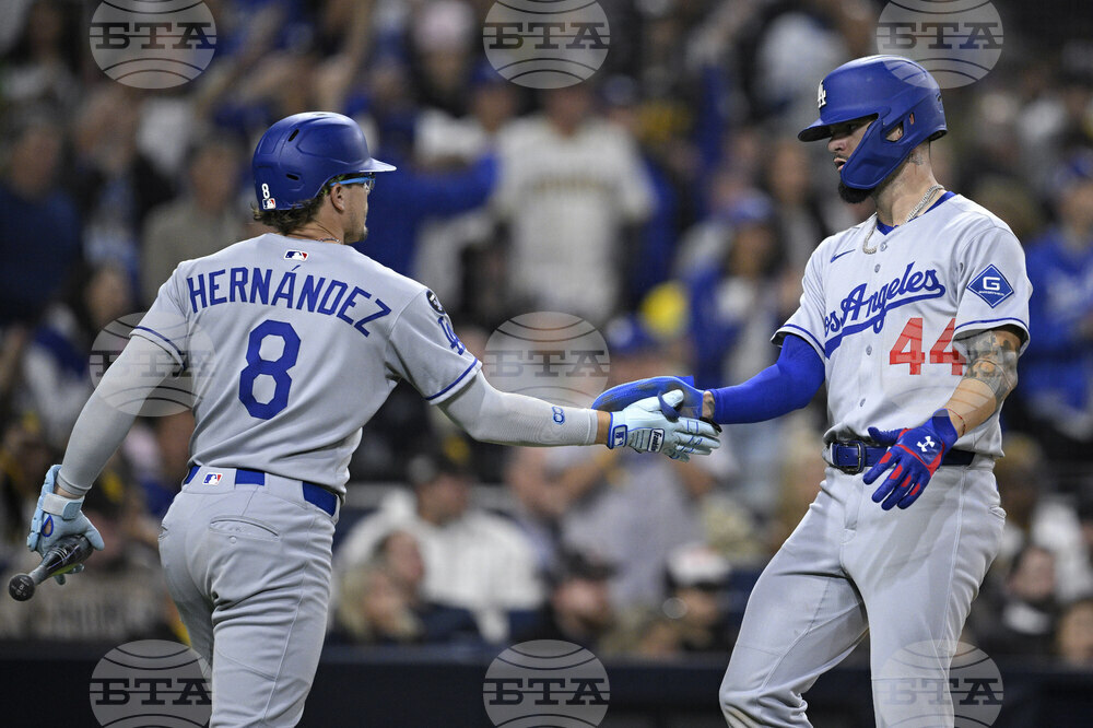 Dodgers Padres Baseball