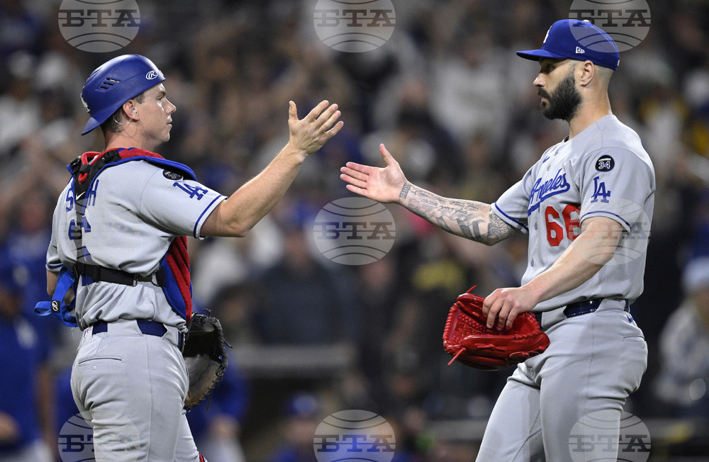 Dodgers Padres Baseball