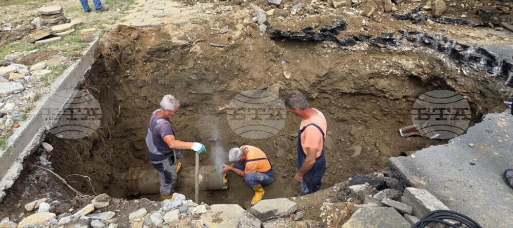 ВиК авария остави без вода част от Сопот, бул. "Иван Вазов" е частично затворен