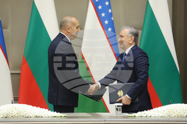 Узбекистан - България - президенти - споразумение - подписване