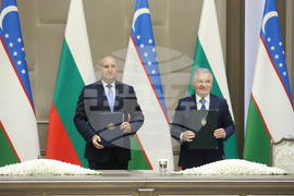 Узбекистан - България - президенти - споразумение - подписване