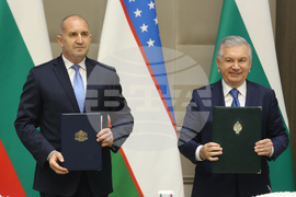 Узбекистан - България - президенти - споразумение - подписване